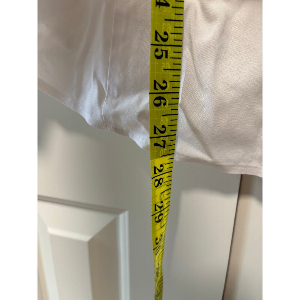 Talbots White Button Down Shirt 14W Non-Iron Cotton - Picture 9 of 10